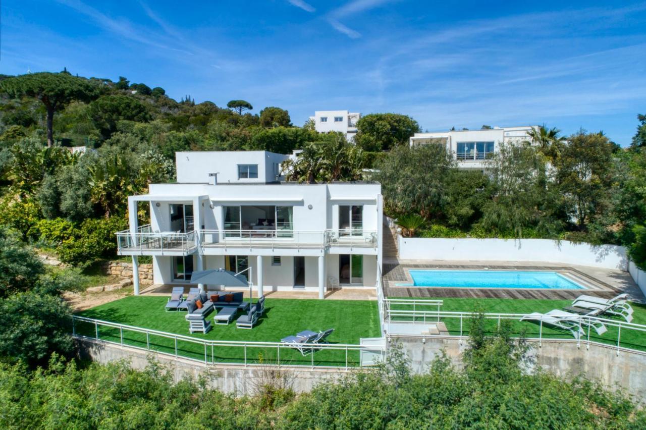 Beautiful Contemporary Villa With Sea View, Heated Swimming Pool, Near Saint Tropez Cavalaire-sur-Mer Exterior foto